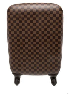 Louis Vuitton
Monogram Zephyr Hard Case Luggage Bag 55 Brown **** Zipper****